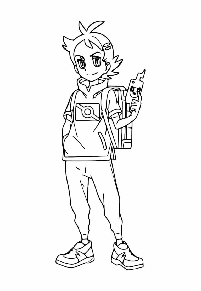 Desenhos de Pokémon: Horizontes para colorir - Bora Colorir
