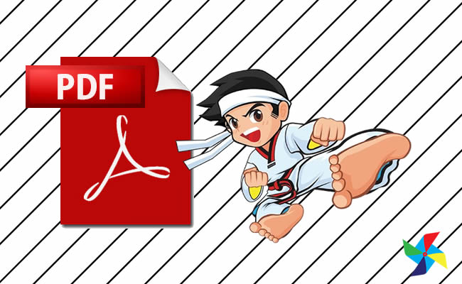 Desenhos de Taekwondo em PDF