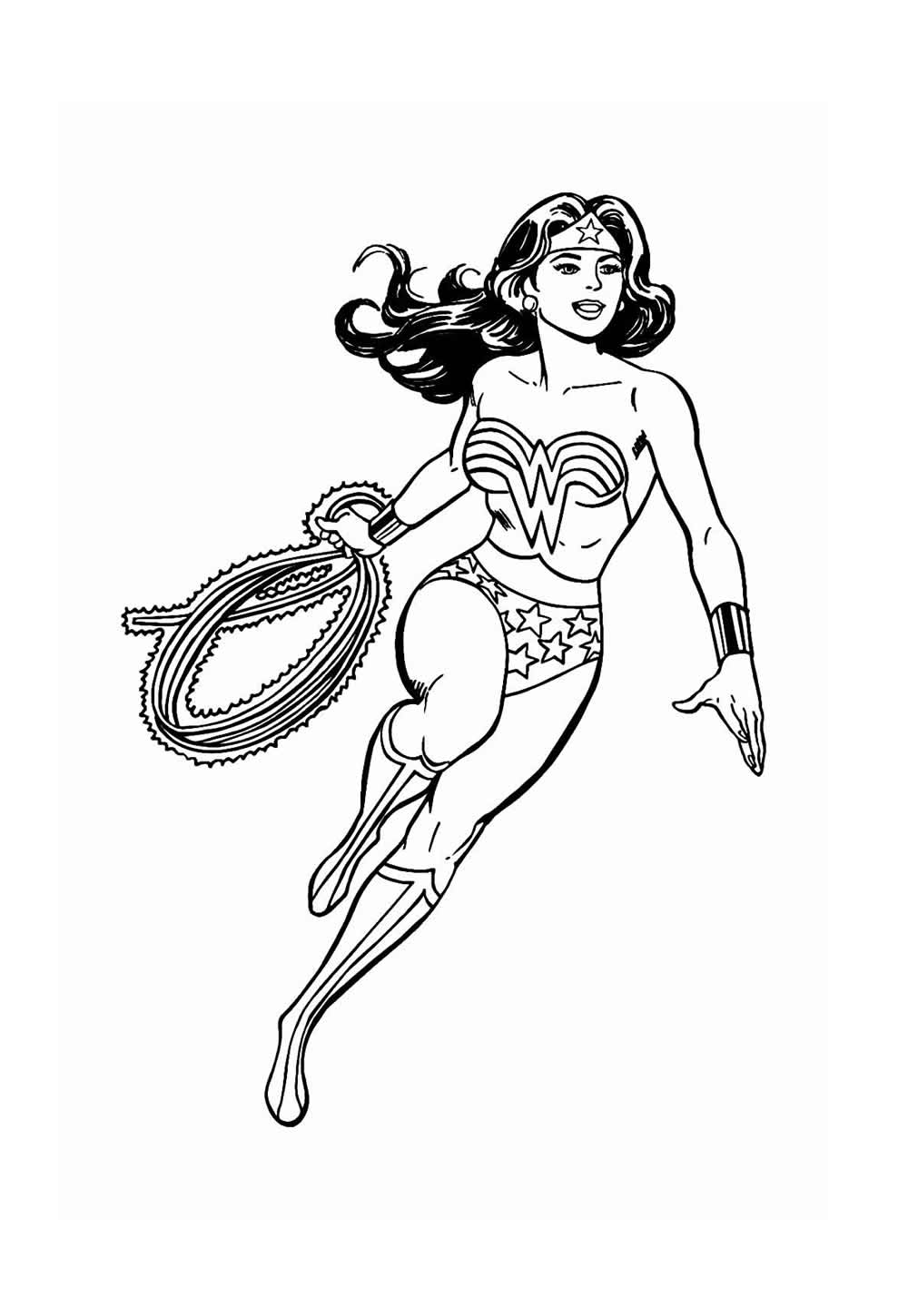 Desenho da Mulher-Maravilha