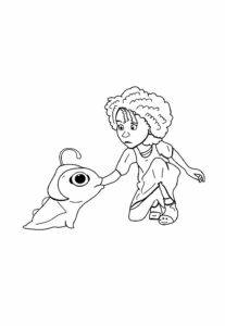 Desenhos de A Fera do Mar para colorir - Bora Colorir