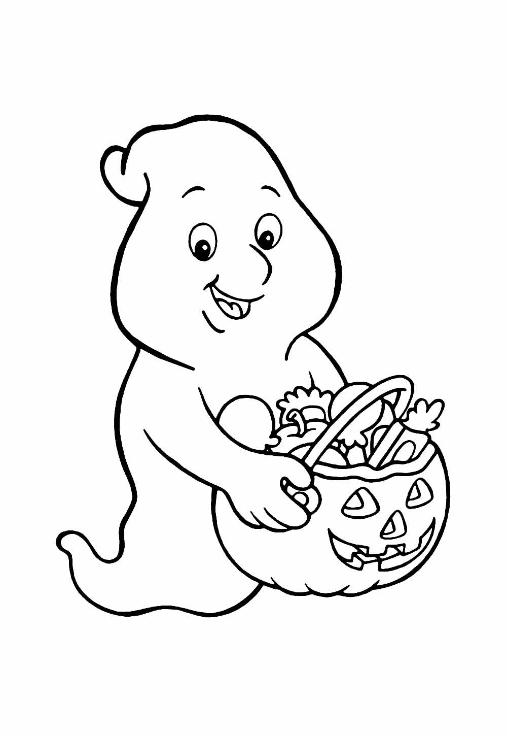 Desenho de Fantasma para colorir