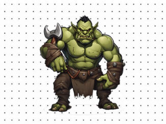 Desenhos de Orc para colorir