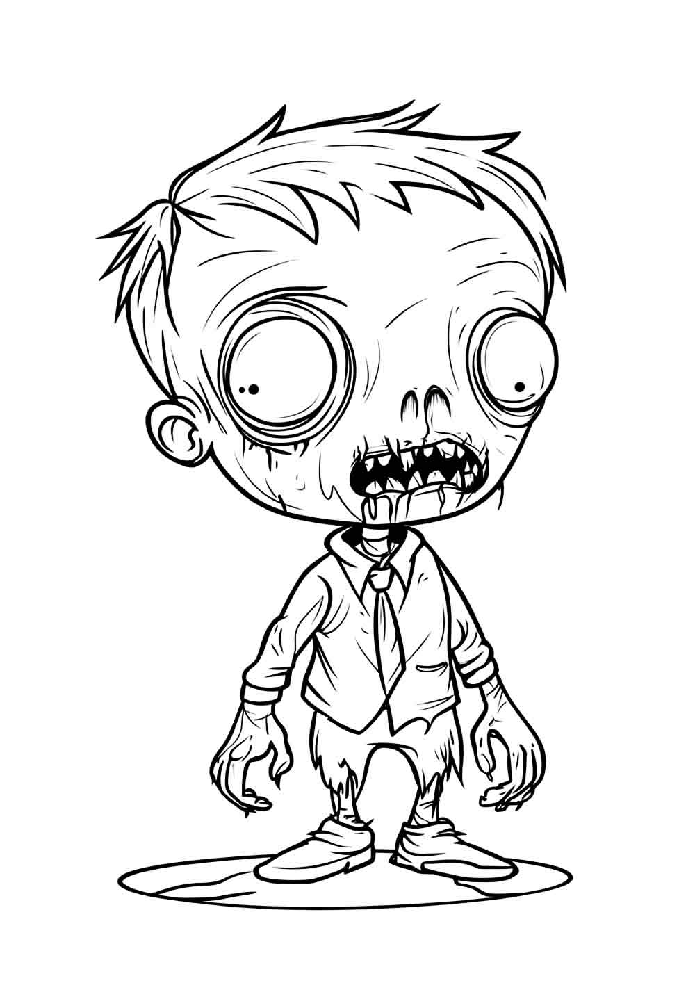 Desenho Zumbi Pintar