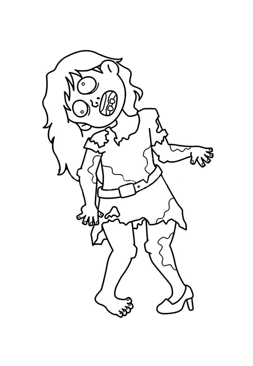 Desenho de Zumbi