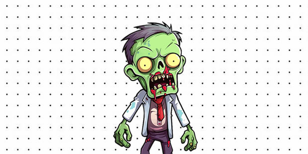 Desenhos de Zumbi para imprimir