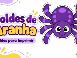 Moldes de Aranha para Imprimir