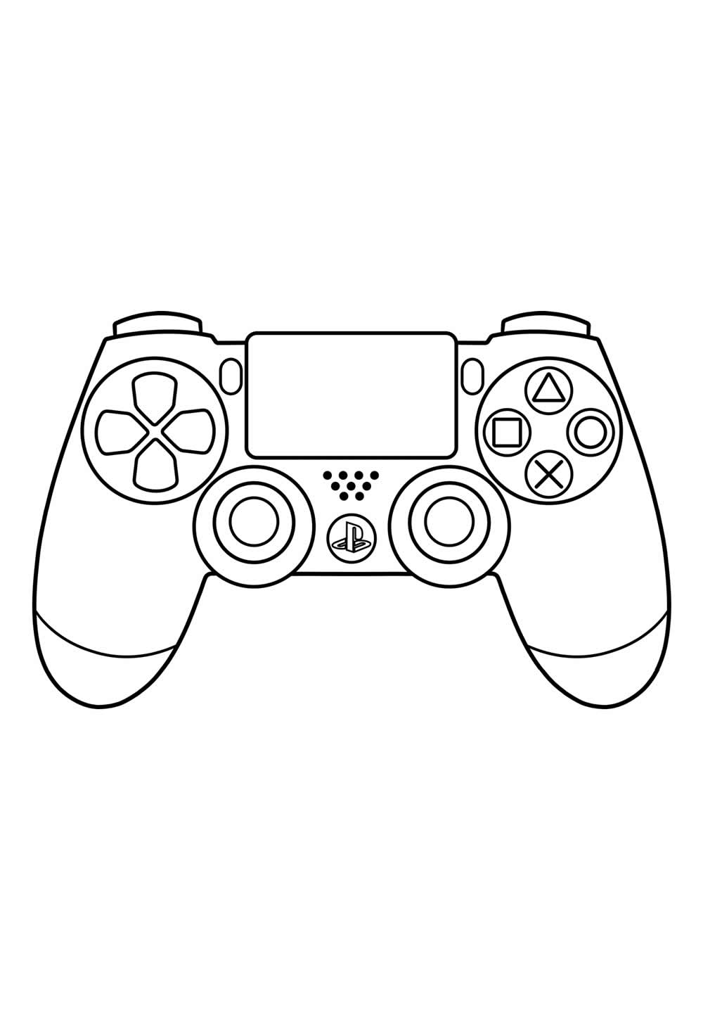 Desenho de Controle de Videogame