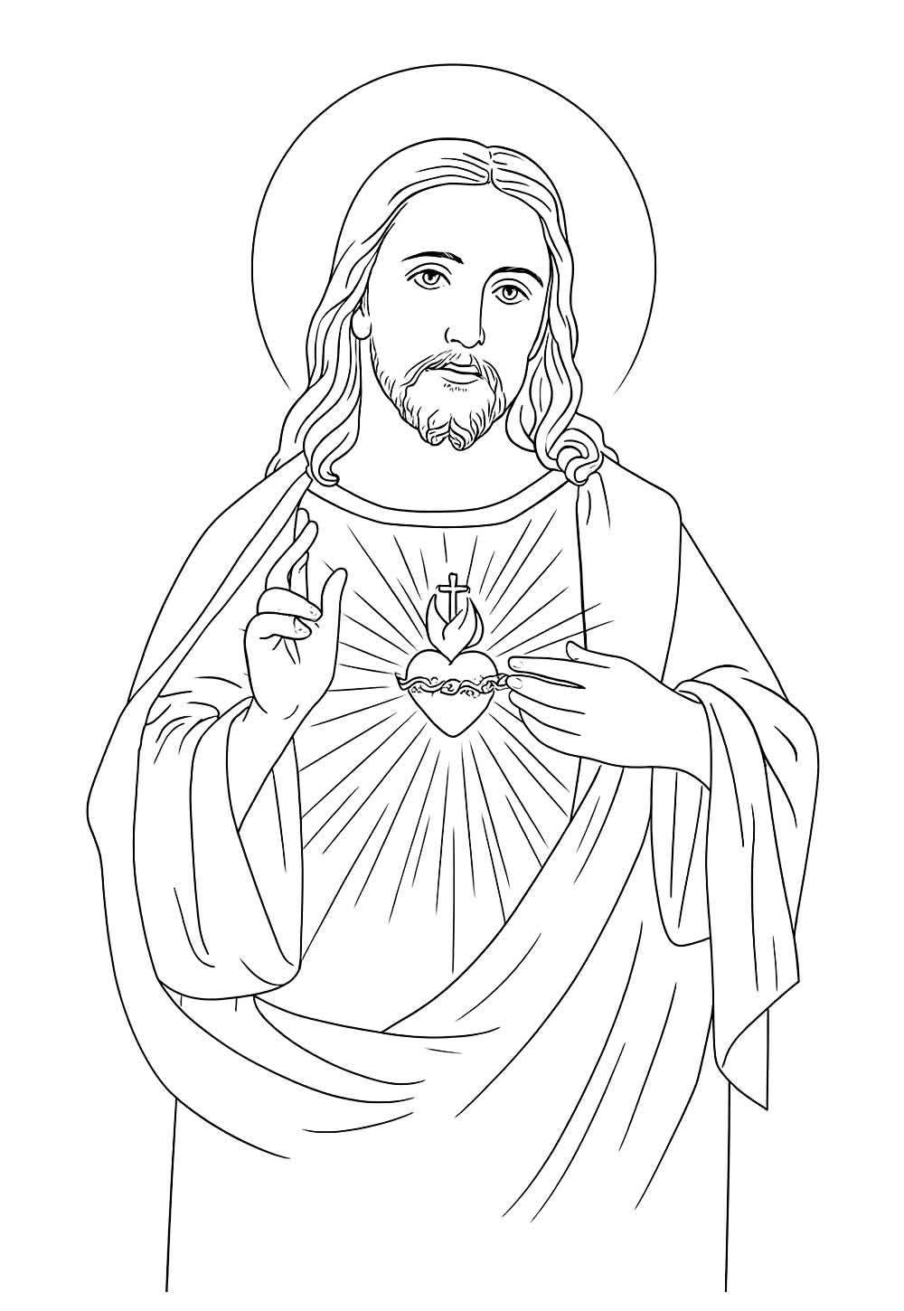 Desenho de Jesus