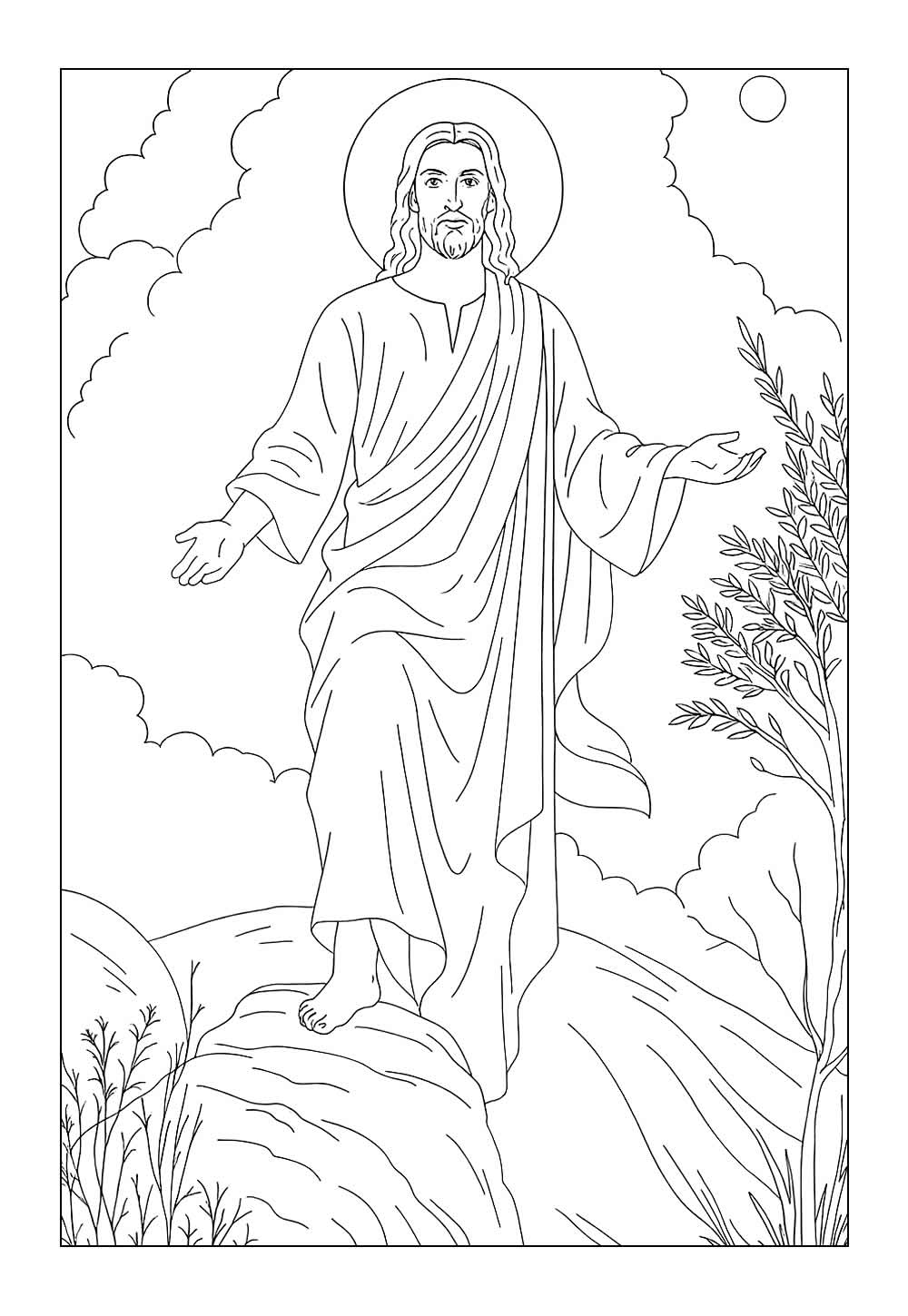 Desenho de Jesus Cristo