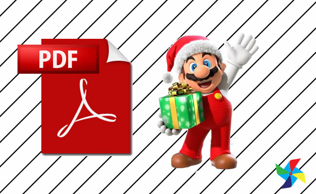 Desenhos de Mario Bros de Natal em PDF