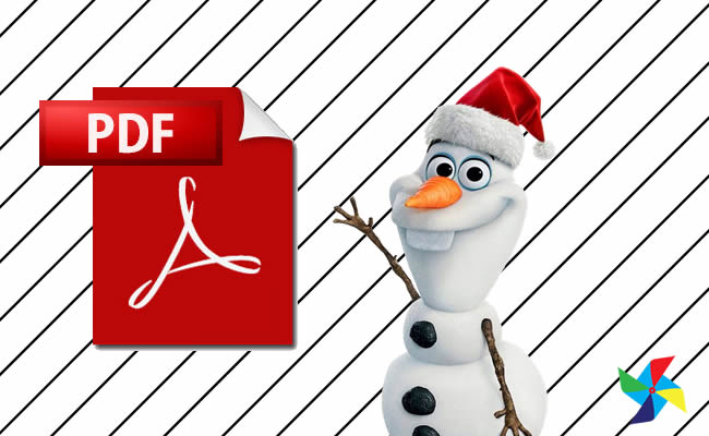 Desenhos de Olaf de Natal em PDF