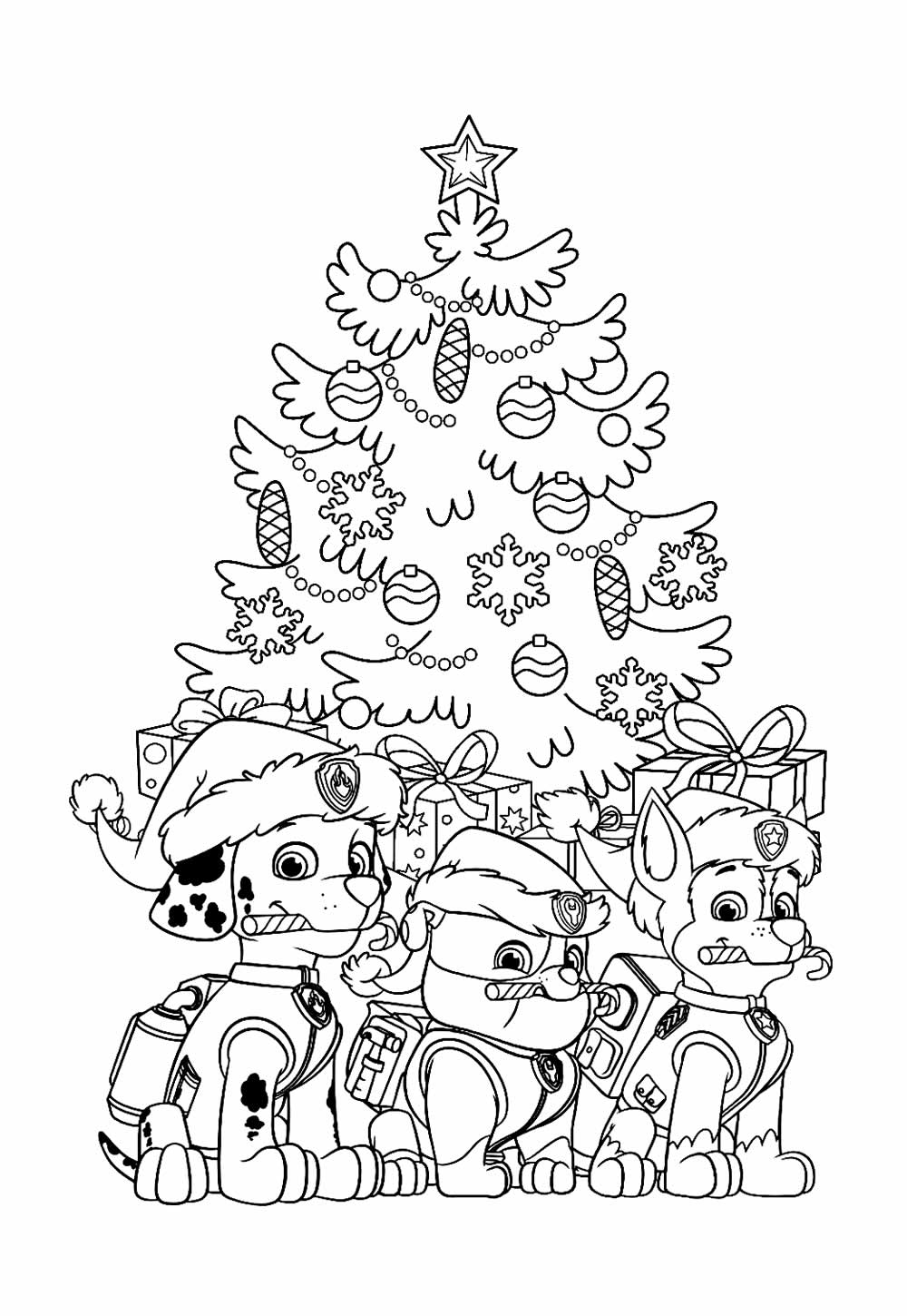 Desenho de Natal para colorir