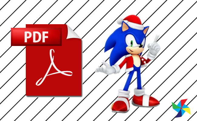 Desenhos de Sonic de Natal em PDF