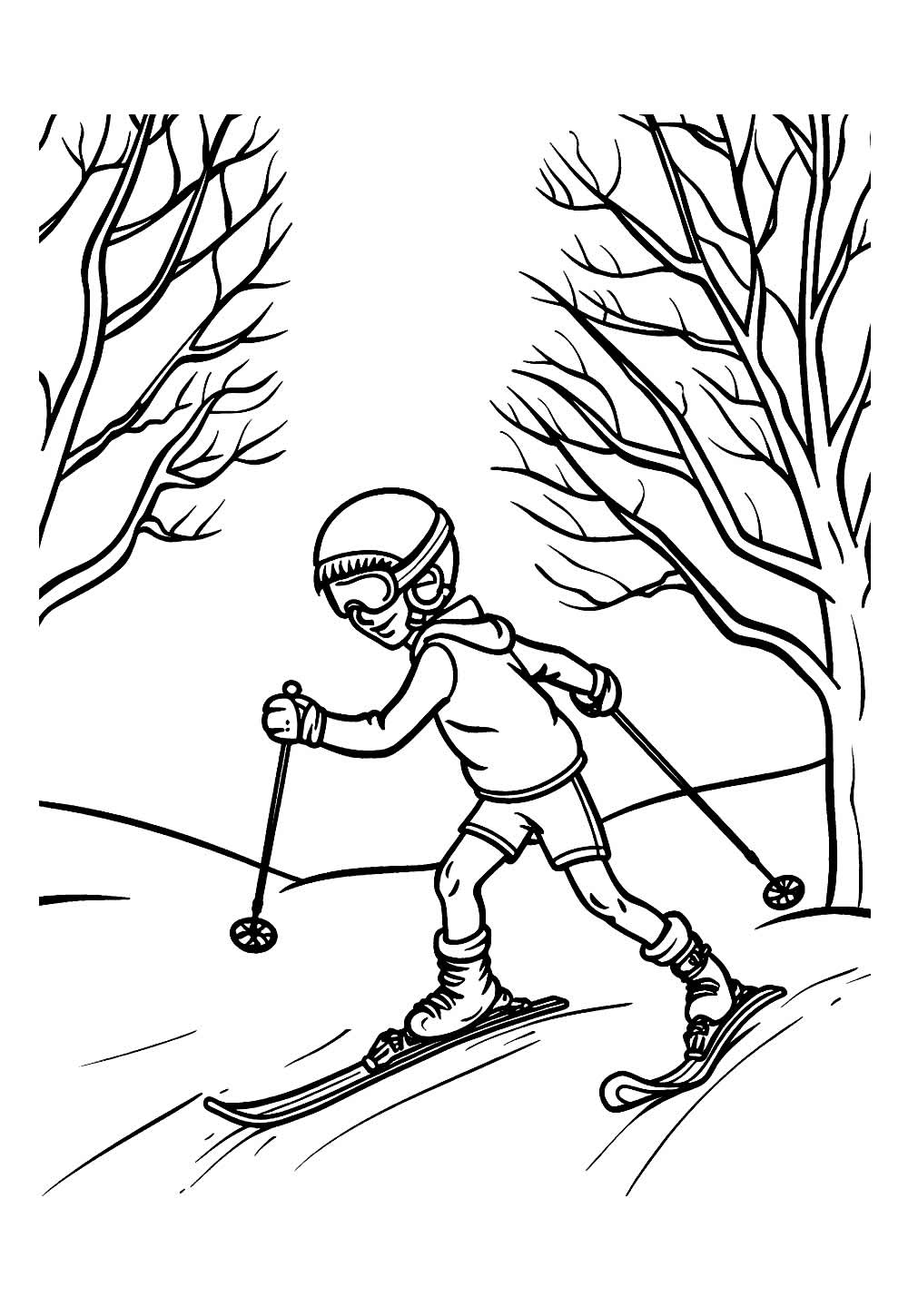 Desenho de Ski