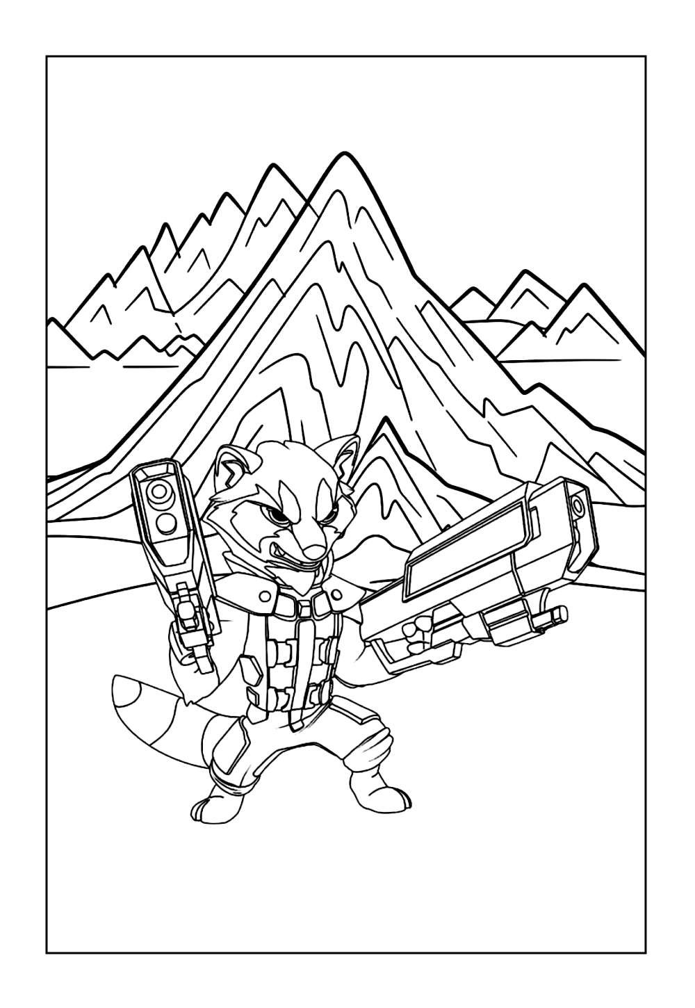 Desenho dos Guardiões da Galáxia