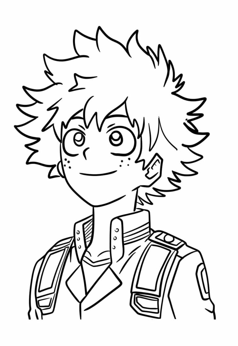 Desenhos de My Hero Academia para colorir - Bora Colorir