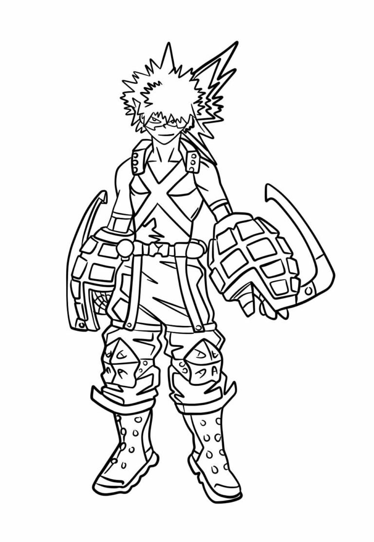 Desenhos de My Hero Academia para colorir - Bora Colorir