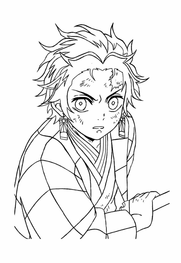 Desenhos de Demon Slayer para colorir - Bora Colorir