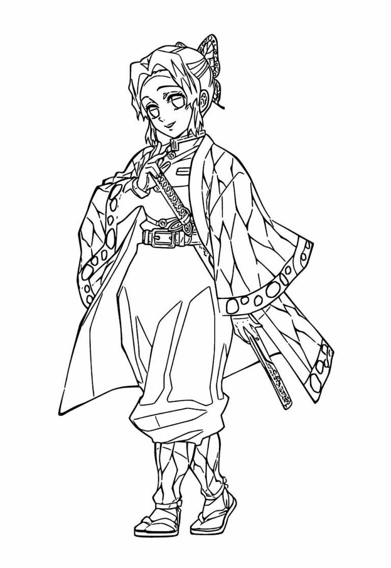 Desenhos de Demon Slayer para colorir - Bora Colorir