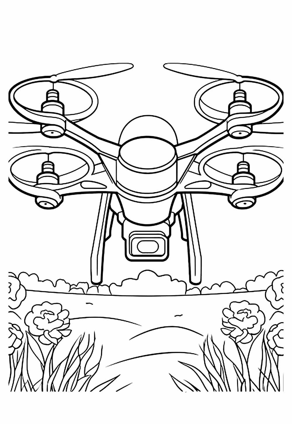 Desenho de Drones para pintar