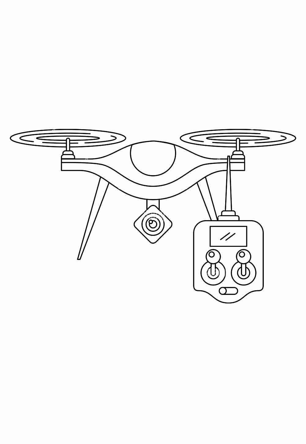 Desenhos Drone Pintar