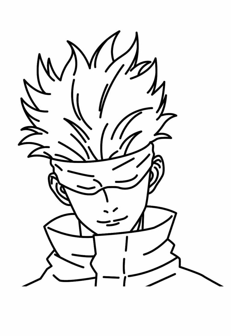 Desenhos de Jujutsu Kaisen para colorir - Bora Colorir
