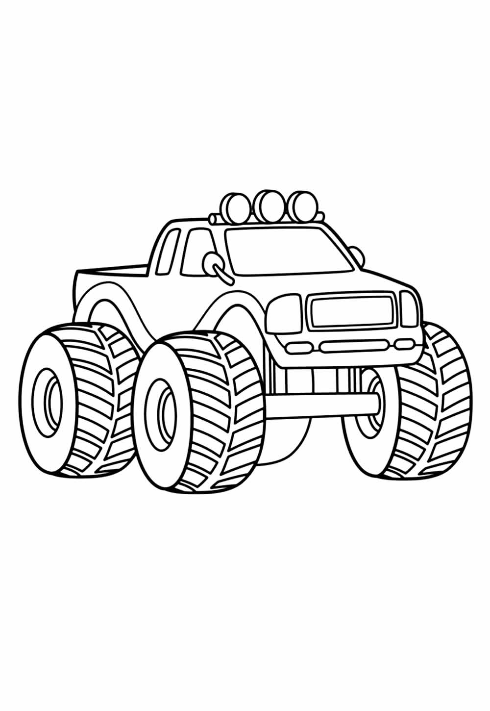 Monster Truck para colorir