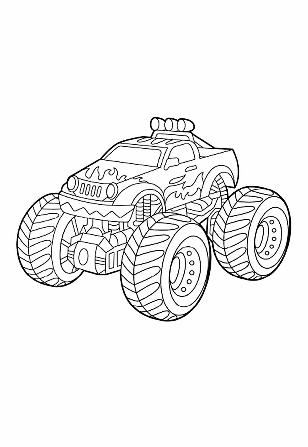 Desenhos Monster Truck Colorir