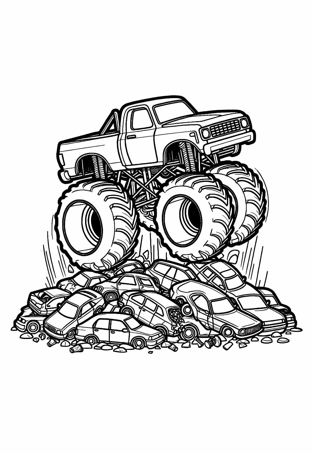 Desenhos Monster Truck