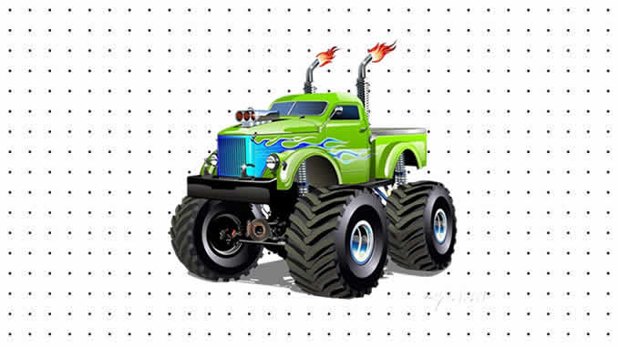 Desenhos de Monster Truck para colorir