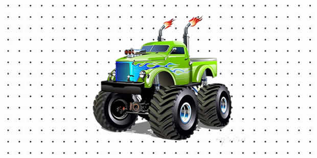 Desenhos de Monster Truck para pintar