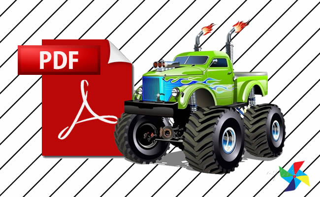 Desenhos de Monster Truck em PDF