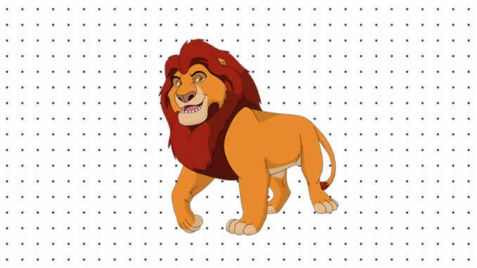 Desenhos de Mufasa para colorir