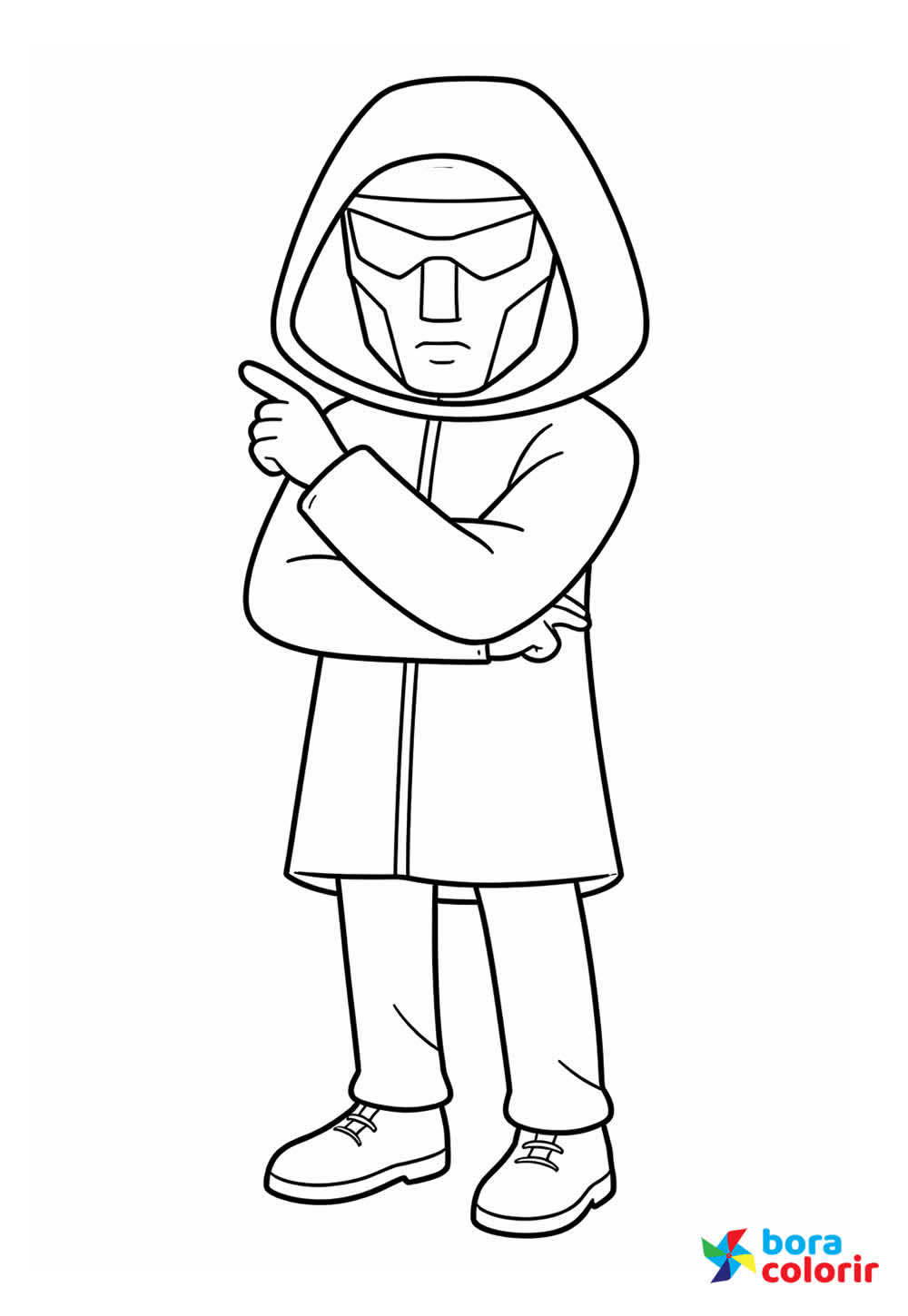 Desenho de Round 6 para imprimir