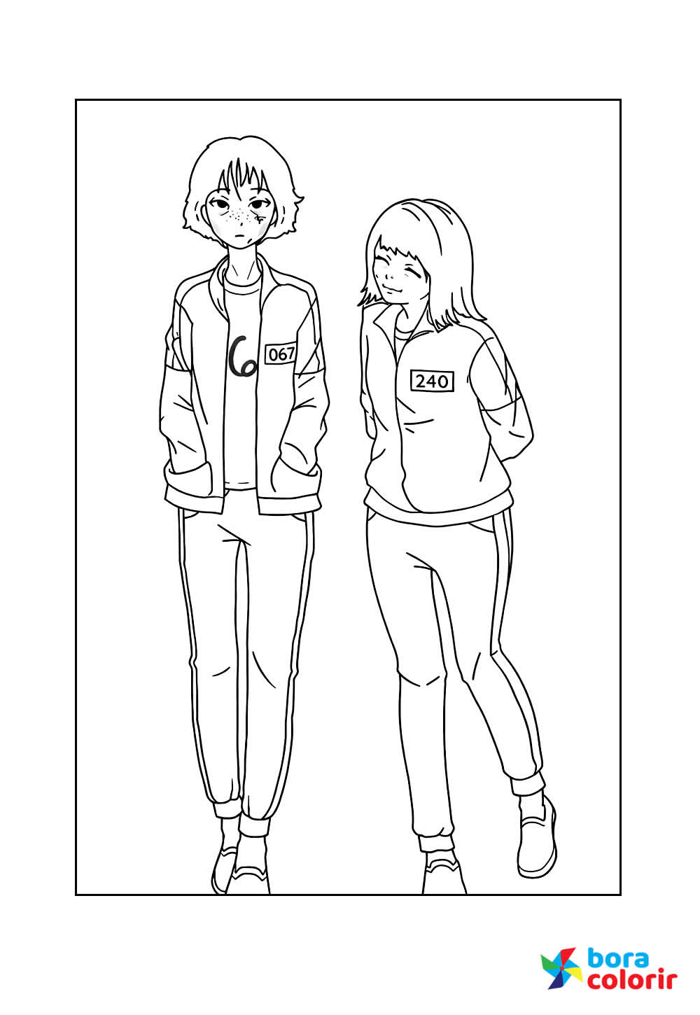 Desenho de Round 6 para colorir