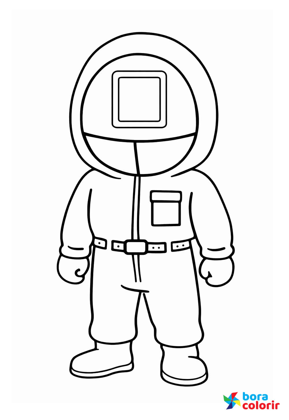 Desenho Round 6 Colorir