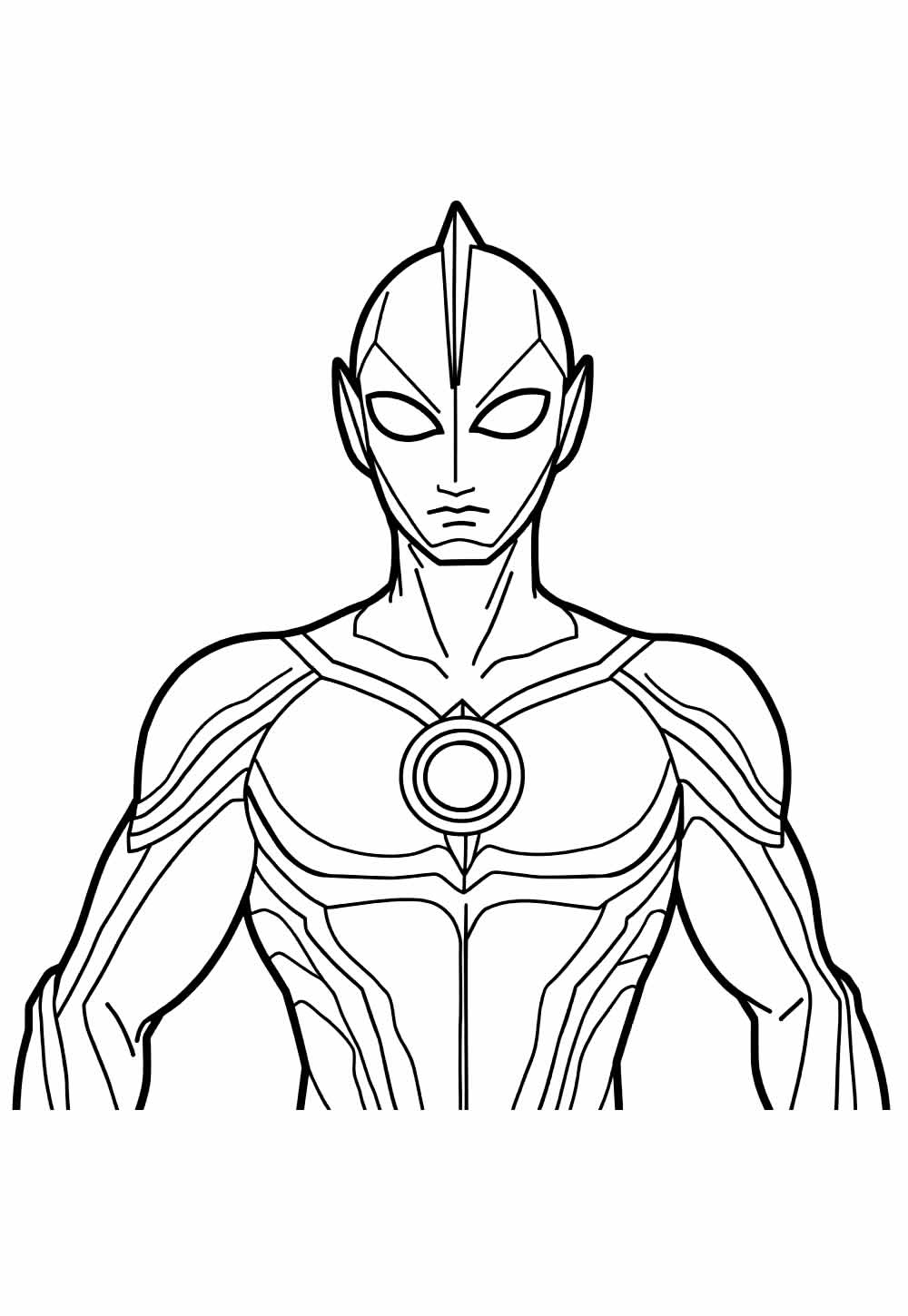 Desenho Ultraman Colorir