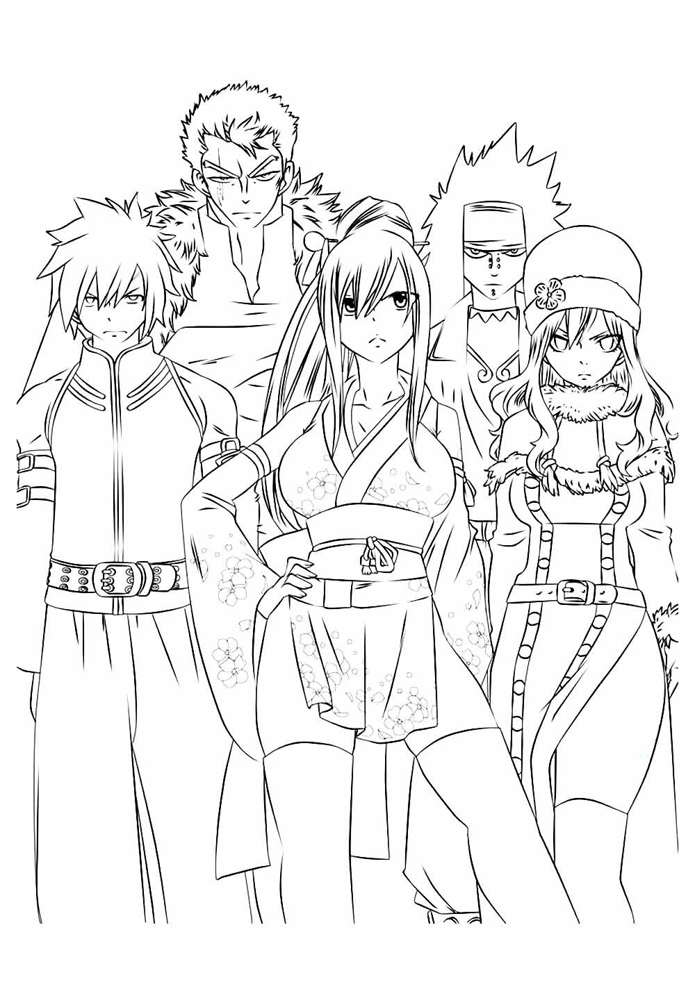 Desenhos Fairy Tail Pintar