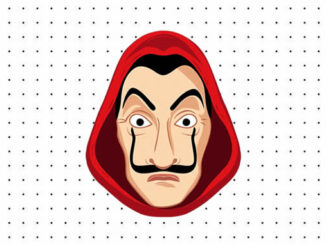 Desenhos de La Casa de Papel para colorir