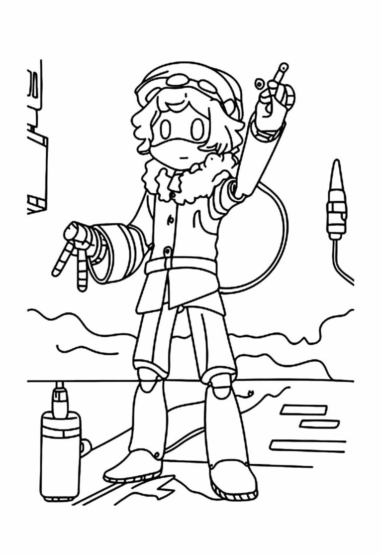 Desenhos de Murder Drones para colorir - Bora Colorir