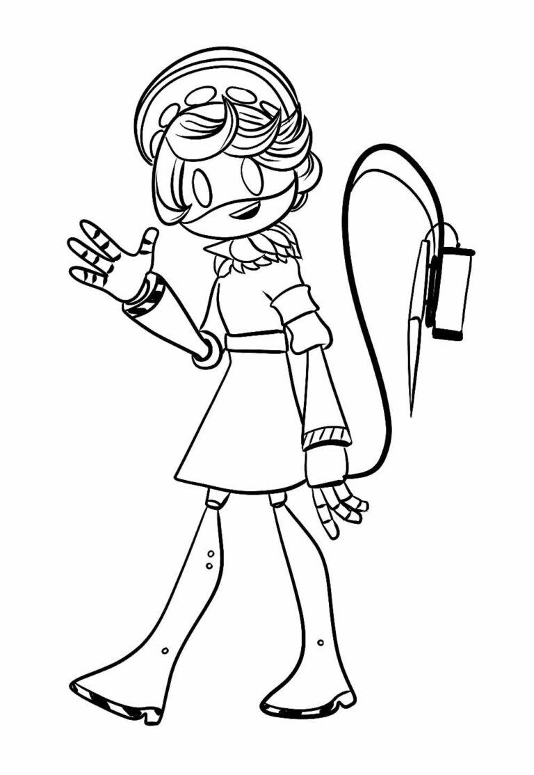 Desenhos de Murder Drones para colorir - Bora Colorir