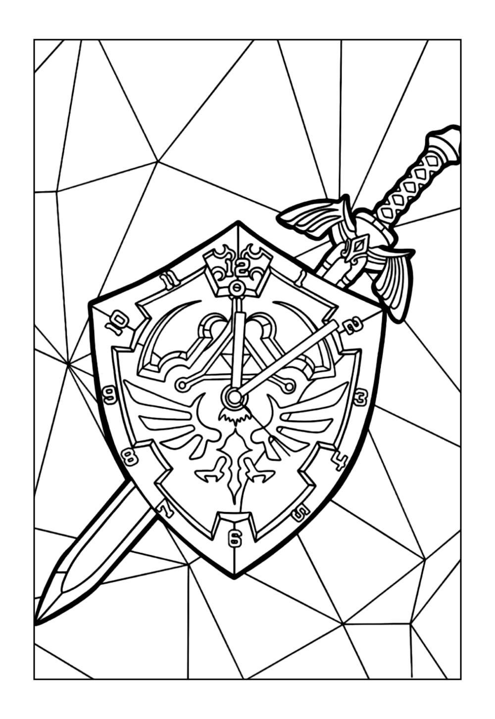 Zelda para pintar