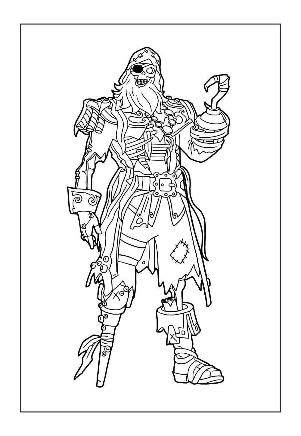 Desenho de Fortnite para imprimir