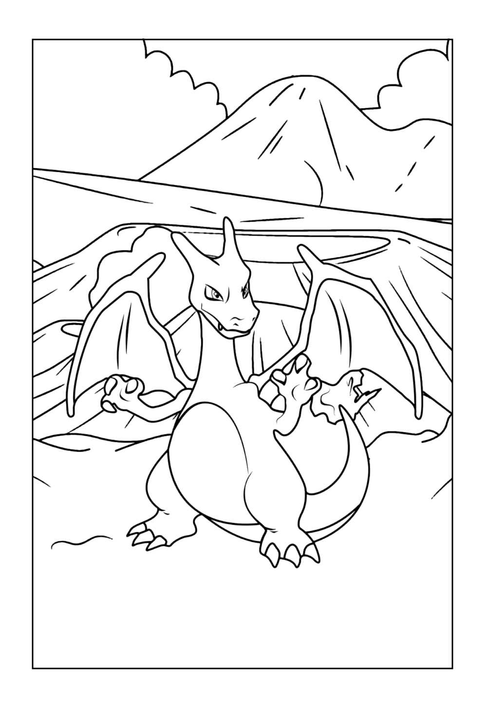 Desenhos de Pokémon para pintar