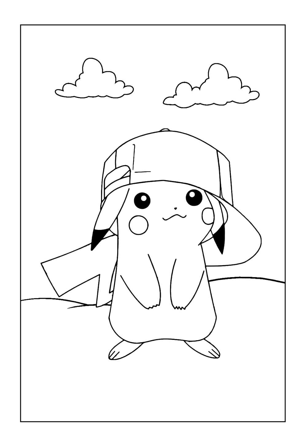 Desenho de Pokémon - Pikachu