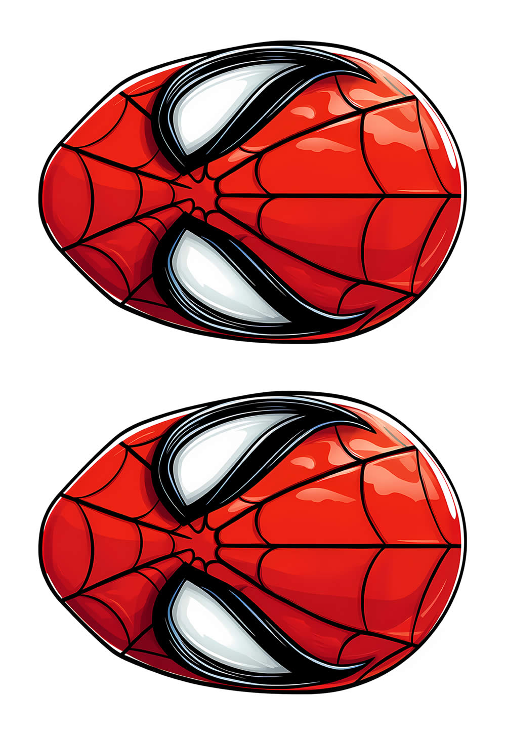 Máscaras de Homem-Aranha para imprimir