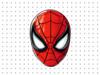 Máscaras de Homem-Aranha para colorir