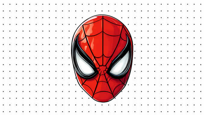 Máscaras de Homem-Aranha para colorir