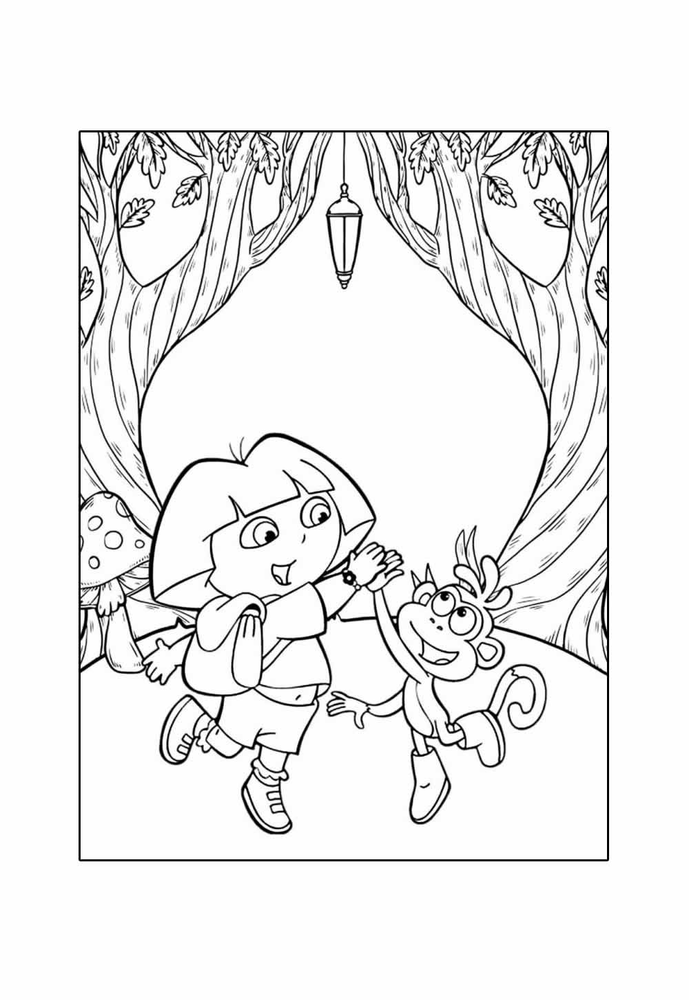 Desenho de Dora Aventureira