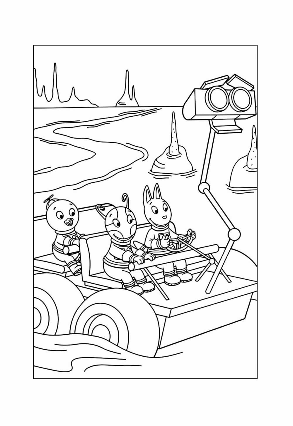 Desenho de Backyardigans para colorir